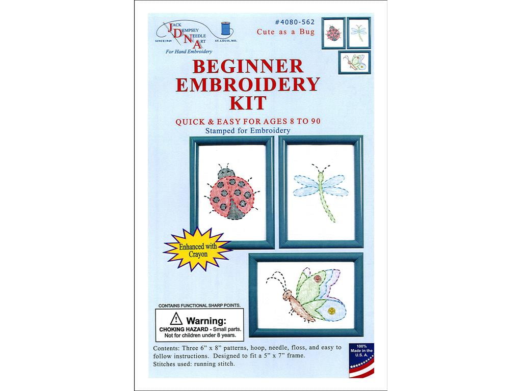 CHILD FRIENDLY EASY TO DO 4M BRAND NEW EMBROIDERY STITCHES 