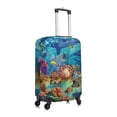 thumbnail image 3 of Disketp Sea World Elastic Travel Luggage Cover Travel Suitcase Protective Cover For Trunk Case Apply To 18''-32'' Suitcase Cover-X-Large, 3 of 9