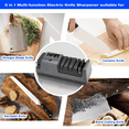 thumbnail image 3 of Electric Knife Sharpener,5in1 Multifunctional 3-Speed Variable Professional Knife Sharpener with Screen for Straight(US), 3 of 7