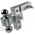 thumbnail image 4 of Uriah Products Adjustable Aluminum Hitch Mount with 2" & 2.31" Balls, Silver, 4 of 7