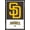 Black Framed Version, variant on MLB San Diego Padres - Logo 22 Wall Poster, 22.375" x 34"