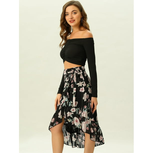 Floral high shop low top