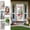 A, variant on FEOLGEHLY 71X35 inch Easter Door Decorations, Door Cover for Indoor Outdoor Front Door Wall Home Spring Decor, Easter Door Banner Cute Bunny, Eggs and Flowers Wreaths Pattern for Easter Party Decor