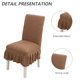 thumbnail image 4 of Fundas para sillas de comedor, funda protectora extraíble, lavable y resistente a la suciedad, para hogares, restaurantes y exteriores, 4 Uds., 4 of 5