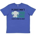 thumbnail image 3 of Inktastic Please Dont Feed Me I Have a Food Allergy with Elephant and Ribbon Youth T-Shirt, 3 of 5