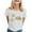 White, variant on Summer Tops Women Blouses: Trendy Bride Lettering Casual Top with Heart Accent & Soft Short Sleeve Cotton