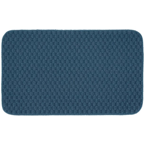 Garland Rug Town Square Solid Sky Blue 24"x40" Kitchen Accent Rug