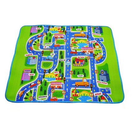 Toddler Rugs,Kids Carpet Play mat Rug City Life-Play, Learn and Have Fun Safely - Kids Baby, Children Educational Road Traffic Play Mat, For Bedroom Play Room Game Safe Area