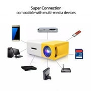 SagaSave YG-300 Mini LED Projector LCD Display with Remote Control US Plug