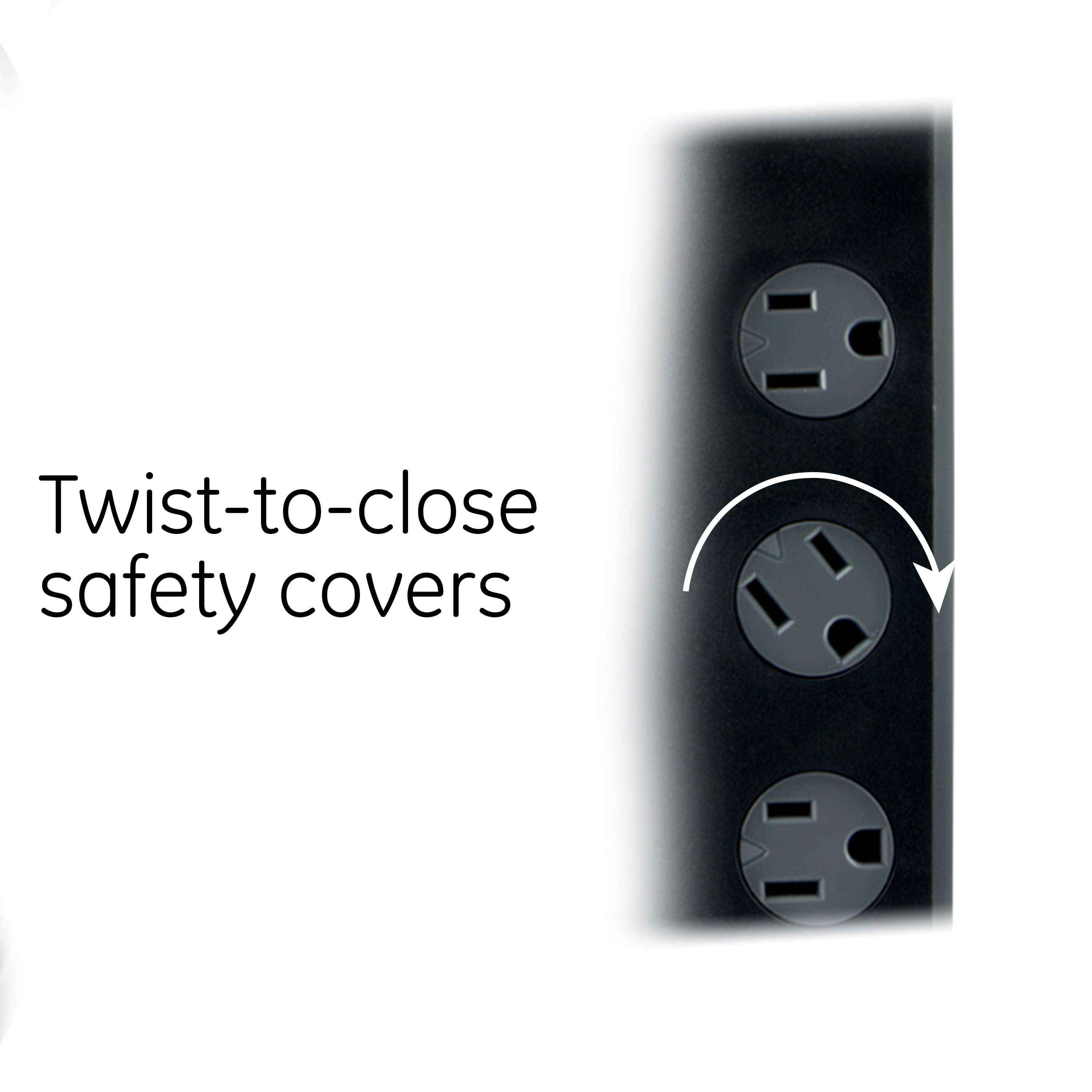 GE 10-Grounded Outlet, 2 USB Premium Surge Protector, 6 ft Cord