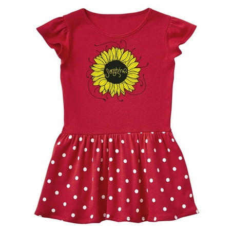 

Inktastic Sunshine featuring a Yellow Sunflower Gift Baby Girl Dress