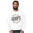 thumbnail image 3 of Basketball Hoops Jock Ball All Day Men's Big & Tall Crewneck Sweatshirt Brisco Brands 3X, 3 of 5