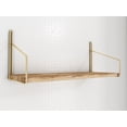 thumbnail image 5 of Hofmann , Priline - Gold Brown Wall Shelf, 5 of 5