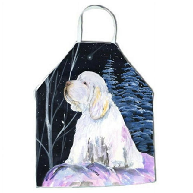Carolines Treasures SS8346APRON Clumber Spaniel Apron - 27 x 31 in.