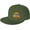 Moss Green, variant on I'd Rather Be Disc Golf Hat Snapback Baseball Cap Funny Flat Brim Visor Hats for Men Women