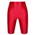 thumbnail image 4 of vastwit Mens Glossy Compression Shorts Gym Workout Running Cycling Yoga Shorts Swimming Trunks Red XL, 4 of 4