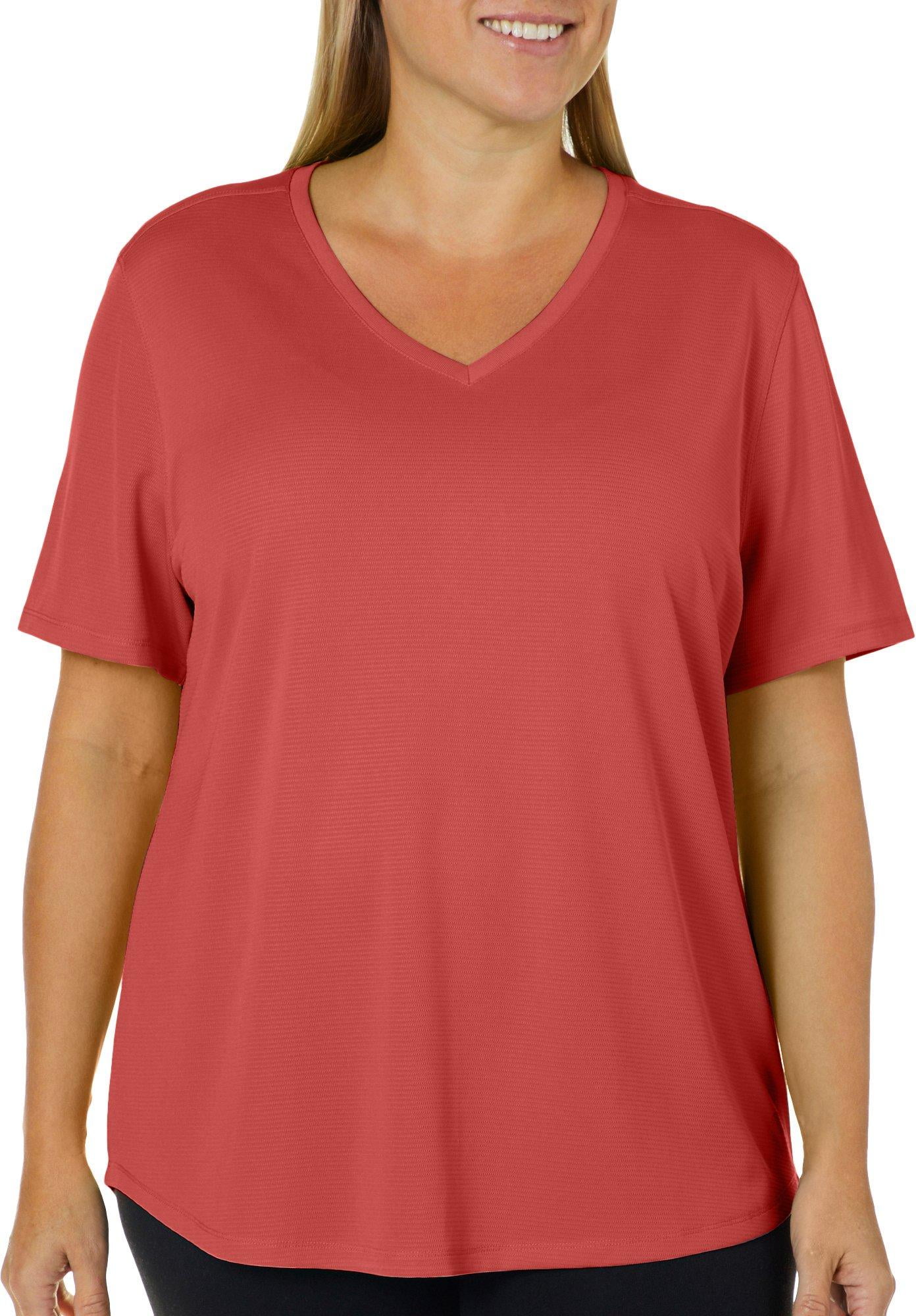 Reel Legends Plus Freeline Solid V-Neck 