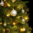 thumbnail image 6 of vidaXL Artificial Hinged Christmas Tree 300 LEDs & Ball Set 94.5", 6 of 7
