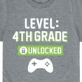 thumbnail image 3 of Instant Message - Level 4th Grade Unlocked - Youth Short Sleeve Graphic T-Shirt, 3 of 6