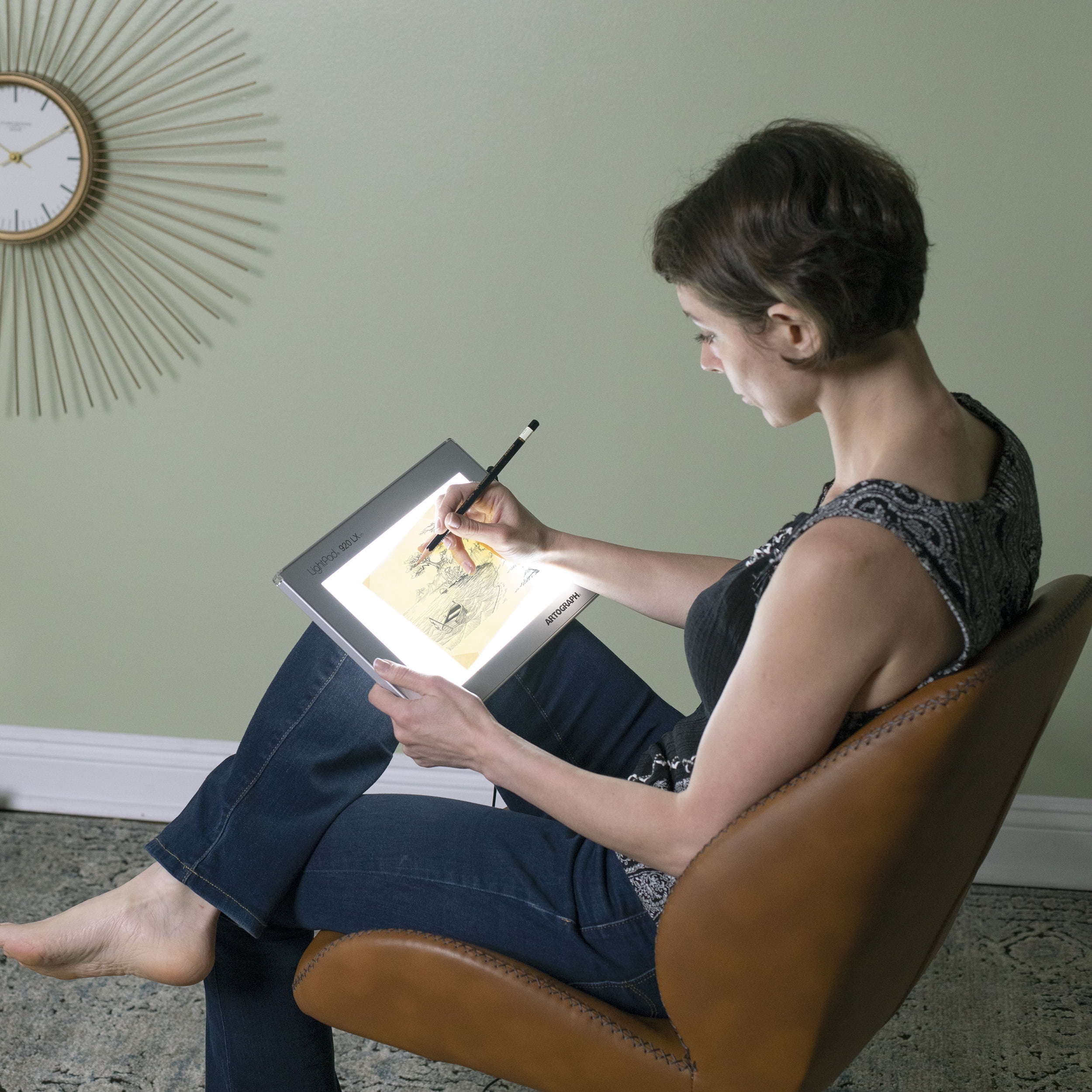 Artograph LightPad 920 LX, 9" x 6" Thin, Dimmable LED Light Box, 1 Pad