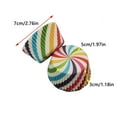 thumbnail image 3 of Leodye 100PCS Rainbow Cupcake Liners - Standard Size, Greaseproof Paper Muffin Liners for Birthday Party, Wedding Cake, Colorful Cupcake Wrappers, 3 of 7