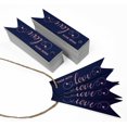 thumbnail image 3 of Inkdotpot Rose Gold Foil Paper Hang Tags Made With Love Text Favor Tags 100 Pieces, 3 of 6