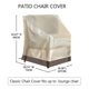 thumbnail image 2 of ZHAOCHENG Fundas para sillas de patio, funda de asiento profunda para sala de estar, fundas impermeables para muebles de jardín para exteriores, color beige medio y marrón BEIGE84x67x73cm, 2 of 5