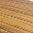 thumbnail image 3 of Ellendale Acacia Wood Outdoor 7 Piece Dining Set, Teak, 3 of 13