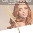 thumbnail image 4 of Peine de masaje hueco, cojín de aire, cepillo antiestático para cuero cabelludo húmedo y seco (beige) Likrtyny Cuidado Belleza, 4 of 8