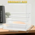 thumbnail image 2 of Clear Acrylic Display Case with Self Assembly Ladder Inside Dustproof Protection Showcase for Handmade Toy Collection, 2 of 9