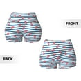thumbnail image 5 of Lsque Clown Fish Pattern High Waisted Biker Shorts for Women-Tummy Control Fitness Athletic Workout Running Yoga Gym Shorts,Moisture-Wicking-Large, 5 of 9