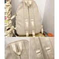 thumbnail image 4 of Mochila fresca para niñas Mochilas de viaje lindas de moda Mochila escolar Mochila para estudiantes universitarios Mochila duradera Cool-White, 4 of 5