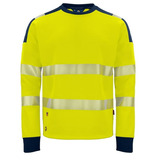 Projob Mens Hi Vis Sweatshirt Walmart