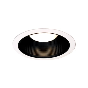 4 Inch Recessed Light Trim – Satin Nickel Step Baffle, Pack Of 12, Fits Halo/Juno Remodel Housings, For PAR16/PAR20/R20 Bulbs
