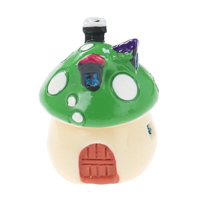 Greenadscape Mushroom House Fairy Garden Ornament De Resina Para En Y Terrarios