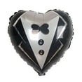 thumbnail image 6 of Efavormart 20" Heart Shape Wedding Groom Tuxedo and Bride Dress Air Helium Mylar Foil Balloons Set, 6 of 9