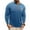 Blue, variant on Shirts for Men Plus Size Gradient Color Turndown Collar Button Blouse Shirts with Pocket Green XL