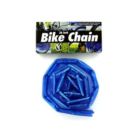 Plastic Coated Bike Chain (Available in a pack of 24)