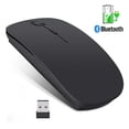 thumbnail image 1 of Wireless Computer Mouse Dual Mode Rechargeable 2.4G Super Slim USB Cordless Mice, 1 of 6