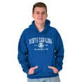 thumbnail image 5 of North Carolina Cute Footprints Beach Hoodie Sweatshirt Women Men Brisco Brands M, 5 of 6