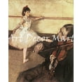 thumbnail image 1 of Portrait of a Dancer at Her Lesson - CANVAS OR FINE PRINT WALL ART, 1 of 1