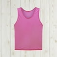 thumbnail image 2 of Taqqpue Girls Tank Tops Soft Cotton Crewneck Sleeveless Athletic Undershirt Lightweight Hem Loose Fit Cute Summer Top Dancewear Solid Wide Strap Comfortable Racerback Tank 5-15 Years, 2 of 3