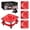 Red 4+1, variant on AMBULL 1/2" D-Ring Tie Down Anchors, 4-Pack Heavy Duty Trailer Tie Down Hooks, 60000 lbs Capacity, for Trailers, Trucks, RVs, Vans, ATVs, SUVs, Boats, Motorcycles (Black 4+1 Pack, 4+1 Pack)