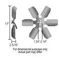 thumbnail image 2 of Derale 17417 Rigid Race Fan, 2 of 5