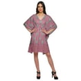 thumbnail image 2 of Moomaya Robe Courte de Caftan de Plage, Robe de Couverture Imprimée, Kaftan pour Femmes, Tenue de Plage, Couverture, 2 of 4