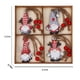 thumbnail image 3 of Adornos de madera navideña de 12 piezas - Decoraciones colgantes de rodajas de madera con sombreros para árbol, chimenea y decoración navideña, 3 of 6
