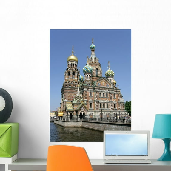 Church Savior Blood St Wall Mural by Wallmonkeys Peel and Stick Graphic (24 in H x 17 in W) WM24717