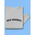 thumbnail image 3 of Des Moines City Sweatshirt Women -GoatDeals Designs, Female Medium, 3 of 4