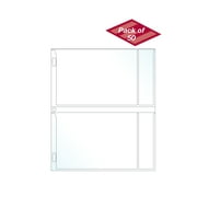 EnvyPak Photo Sheet Protector - Clear, 8.5 X 11 Inch, Holds 2 - 5 x 7 Inch Photos & Title Cards - 3 Hole Punched - Pack of 50 - Made in USA