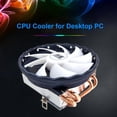 thumbnail image 1 of Kuymtek SNOWMAN 4 Heat Pipe CPU Cooler PWM 4 Pin PC Radiador Ventilador de refrigeración (sin luz), 1 of 8